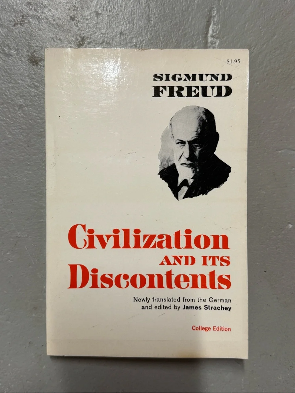 Vintage Civilization and Its Discontents Sigmund Freud W.W. Norton Paperback